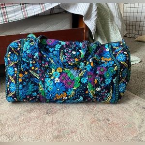 Vera Bradley Printed Cotton Extra Large Travel Duffel Bag